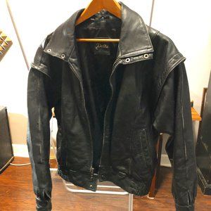 Delta Leather Aviator Jacket
